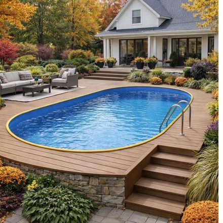 Овальные бассейны