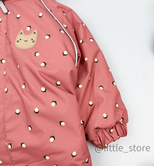 Комбинезон зимний "Маленькие желуди" пыльный кедр