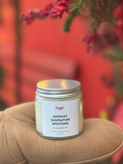 Арома свеча "Запах закрытой ипотеки"