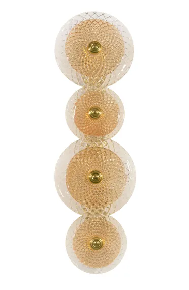 W5856P/4 GOLD+CLEAR+AMBER (1) Настенный светильник NW