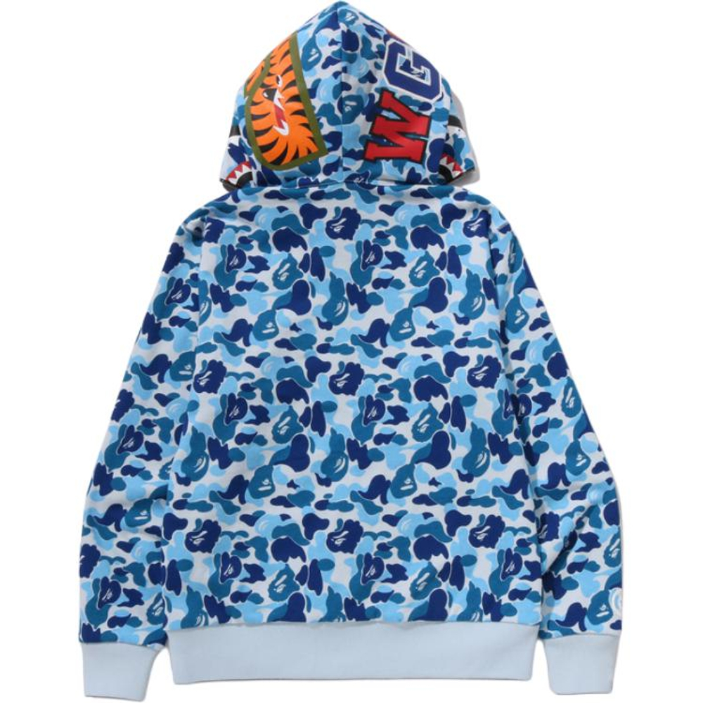 A Bathing Ape Bathing Ape Sweatshirts Moderate No Fleece Lined Zip Closure 0zxswmx08151p черный синий