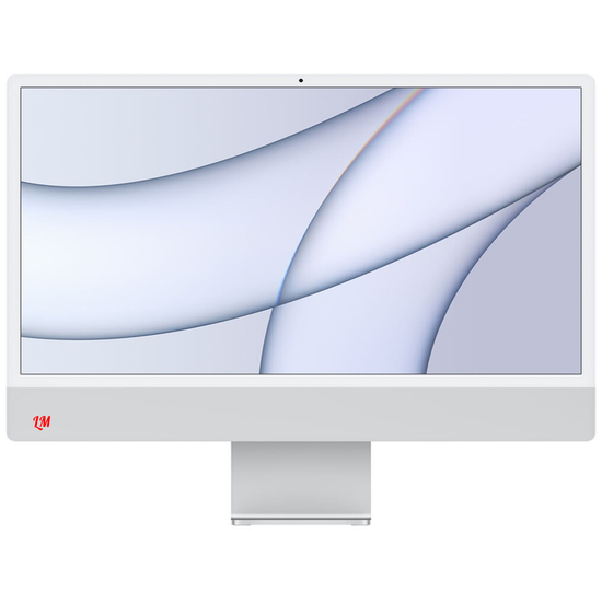 Apple iMac 24" Retina 4,5K, (M1 8C CPU, 7C GPU), 8 ГБ, 256 ГБ SSD, серебристый MGTF3RU/A