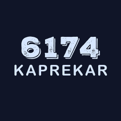 Принт PewPewCat 6174 Kaprekar на темно-синей футболке