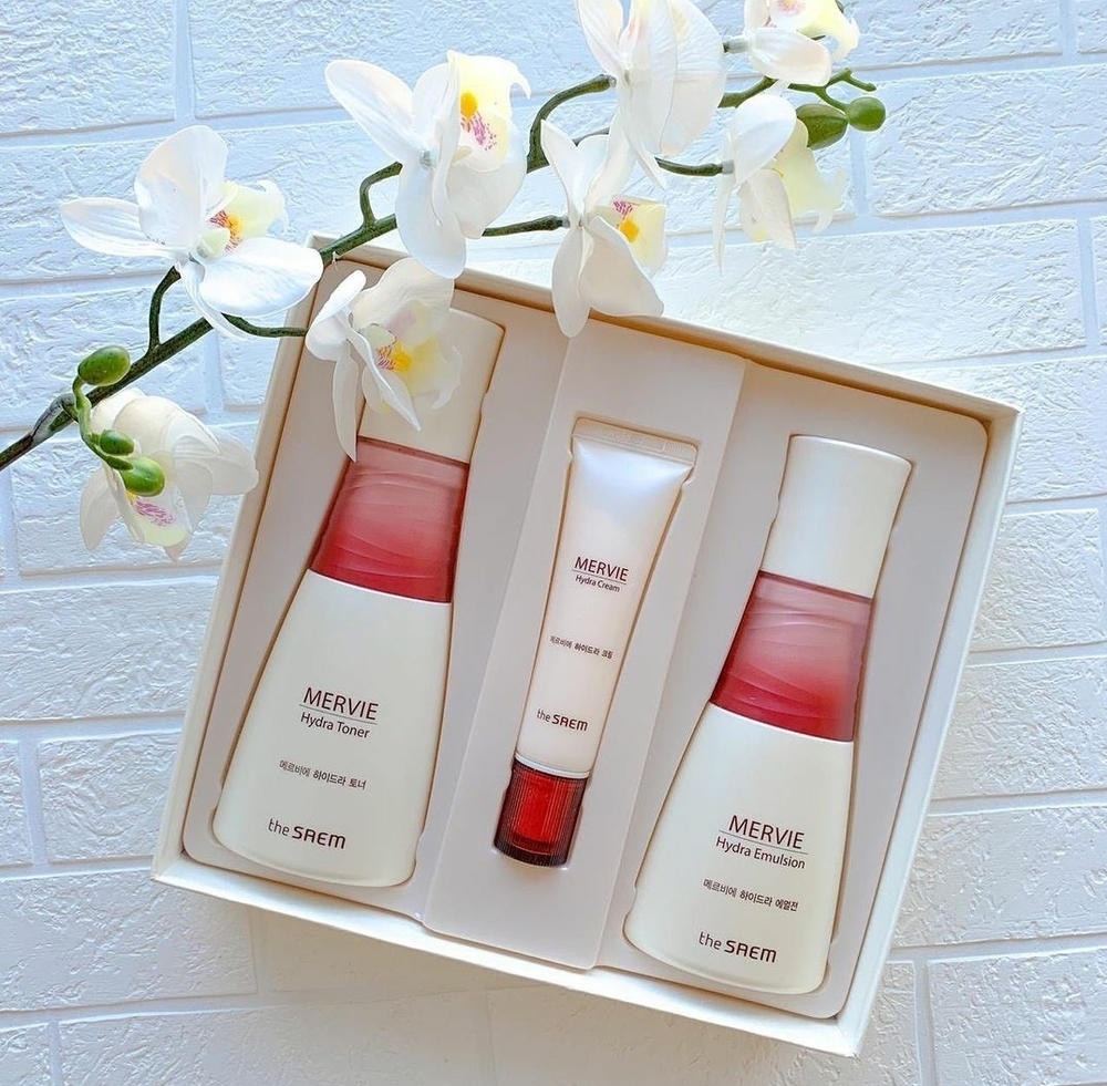 Набор для лица уходовый Mervie Hydra Skin care 2 set 150мл/130мл/30мл. Страна производитель: Корея (Тонизирование)