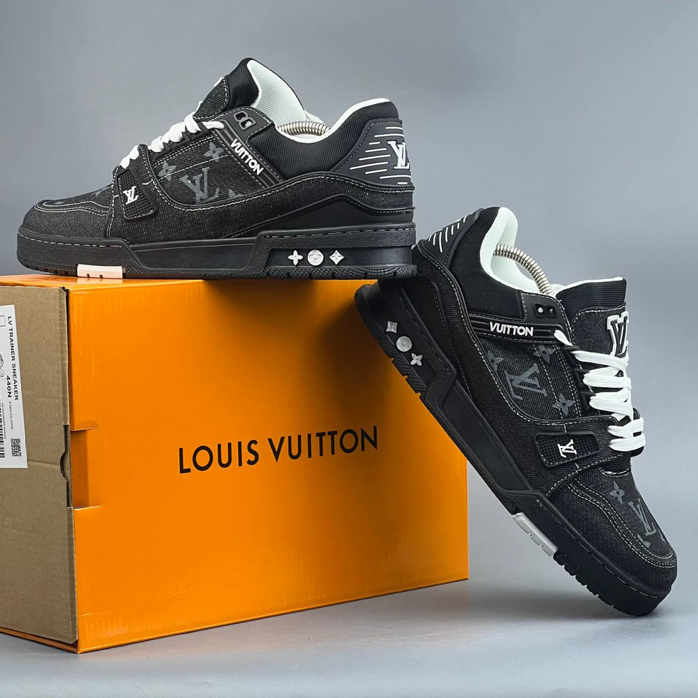 Кроссовки Louis Vuitton #490 (черн.)