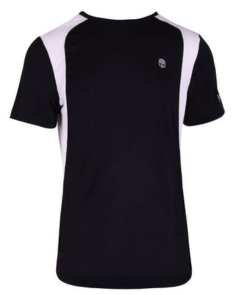 Мужская теннисная футболка Hydrogen Inlay Tech - черный