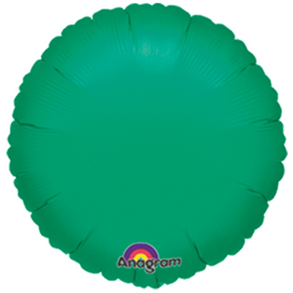 Фольгированная фигура, круг 18"/46СМ Металлик Green