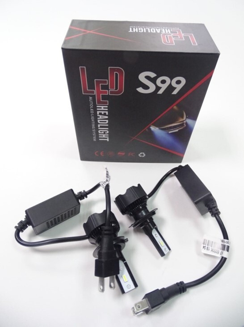 Лампа H7 8-48V LED 6000K/9000LM со стабилизатором 2 шт MINI (TLT)