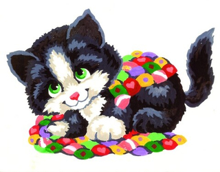 "Котенок"-3192 канва с рисунком