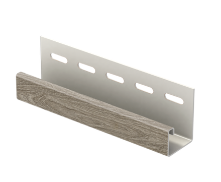 J-планка Ю-Пласт Планкен Седой 3050мм