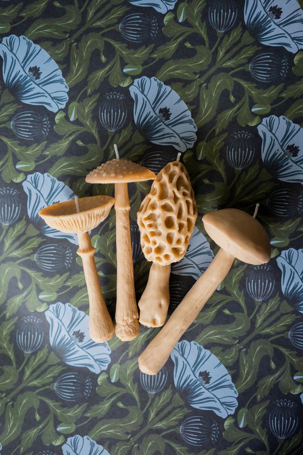 Свеча Подберезовик Охра (Дымчатый уд) - фото 3