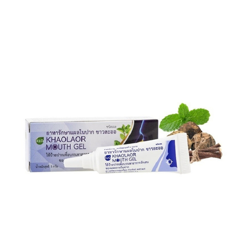Натуральный гель для лечения стоматита и ран в полости рта (туба) Mouth Gel Khaolaor