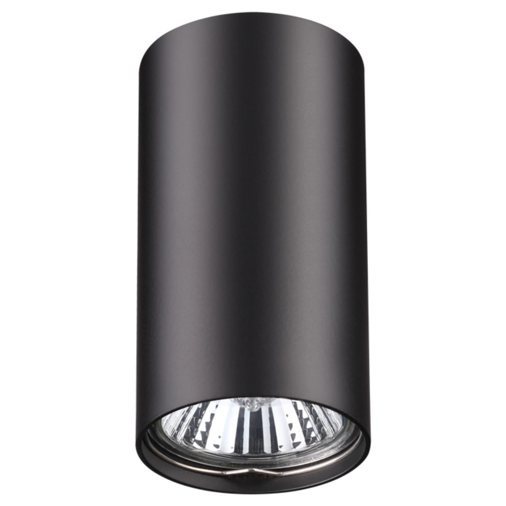 370420 OVER NT19 429 черный Накладной светильник IP20 GU10 50W 220V PIPE