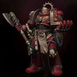 Фигурка коллекционная, Warhammer 40 000, Кровавый Ангел (англ. Blood Angels), высота 17 см
