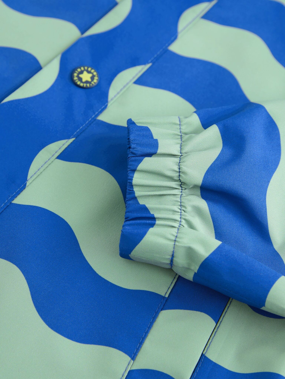 Куртка непромокаемая с капюшоном для мальчика Next E45-739, Синий, Хаки