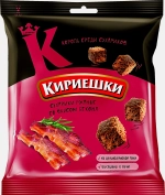 Сухарики ржаные Бекон/Холодец с хреном/Ветчина и сыр Кириешки 40г в ассортименте