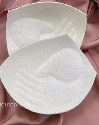 Чашки для бюстгальтера белые пуш-ап "Ладошки"