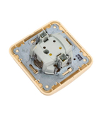 Выключатель 1-я Makel Mimoza кремовый 25001