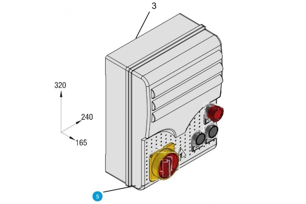 Кнопки S4340 Прочее, CAME 119RIR215