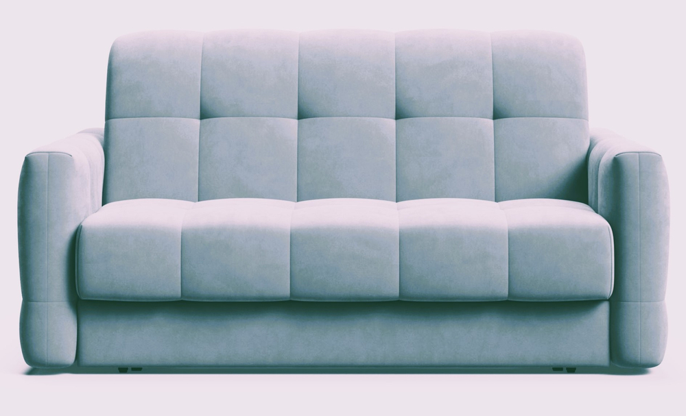 Диван Босс Слип 140 Велюр Монолит сталь