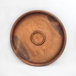 Тарелка-блюдо из древесины сибирского кедра, 29 см. T20
