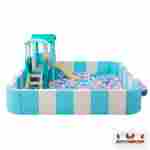 Сухой бассейн с игровым комплексом «Бирюза», 5×5×0,6 м
