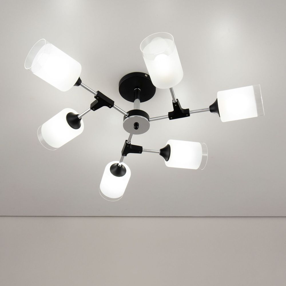 Citilux Эрик CL136165 Люстра потолочная Чёрная