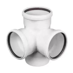 Крестовина двухплоскостная 87 градусов 110мм 33010