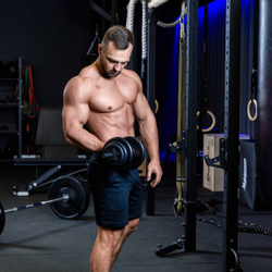 Диск обрезиненный Classic черный D26 мм PROFI-FIT  2,5 кг