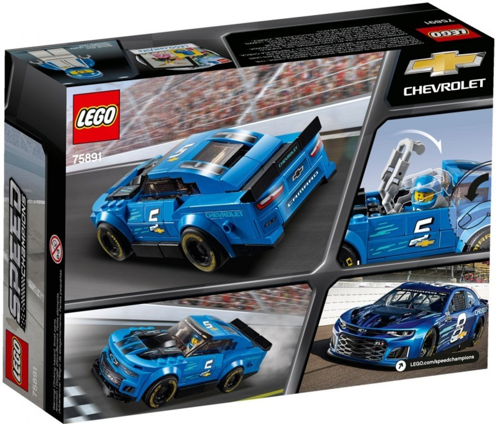 LEGO Speed Champions: Гоночный автомобиль Chevrolet Camaro ZL1 75891 — Chevrolet Camaro ZL1 Race Car — Лего Спид чампионс Чемпионы скорости