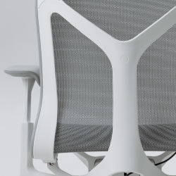 Кресло Herman Miller Cosm, высокая спинка, цвет Mineral, регулируемые подлокотники