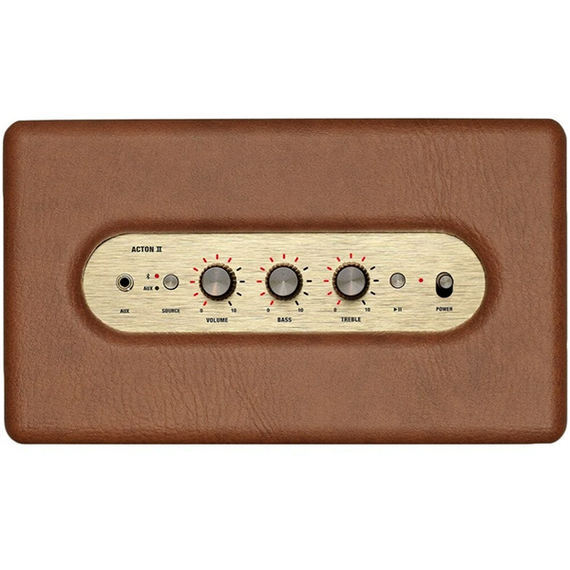 Портативная акустика Marshall Acton II Bluetooth Speaker, 60 Вт, коричневый