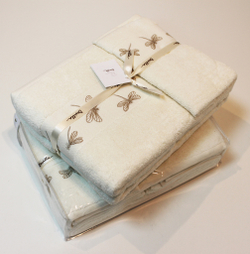 Полотенце 30x50 Devilla Palma Стрекозы экрю