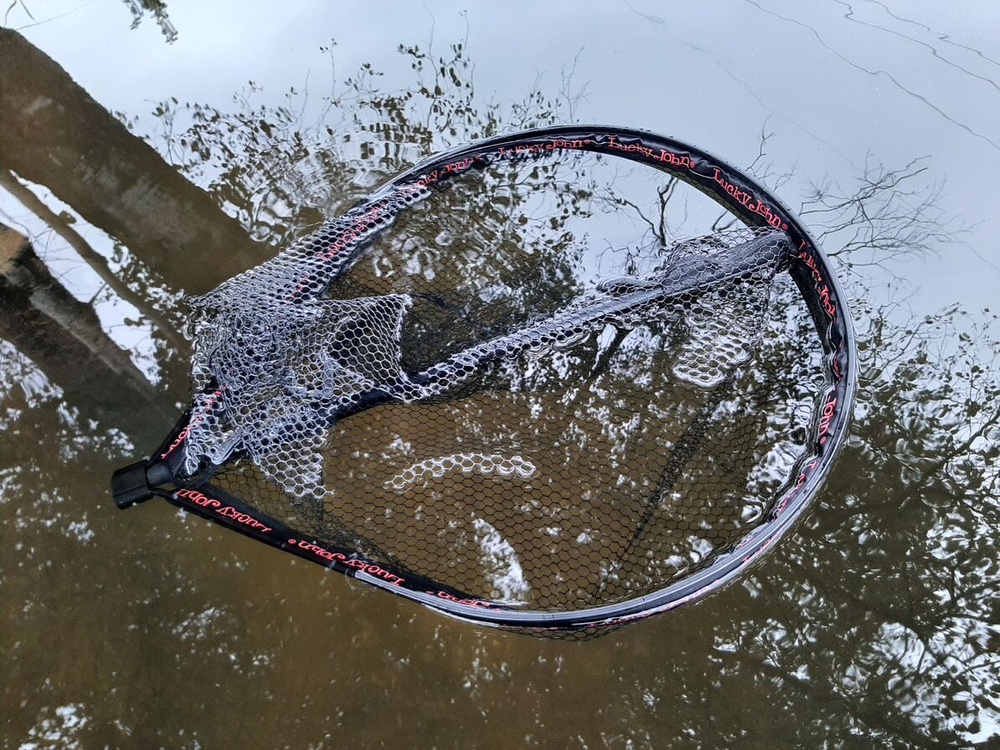 Подсачек складной телескопический плавающий Lucky John LJ7060-180LN