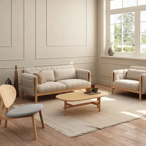 Кресло Hild серое