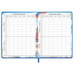 Дневник 1-11 класс 48 л., кожзам (твердая с поролоном), печать, цветной блок, BRAUBERG, "Символика", 106955