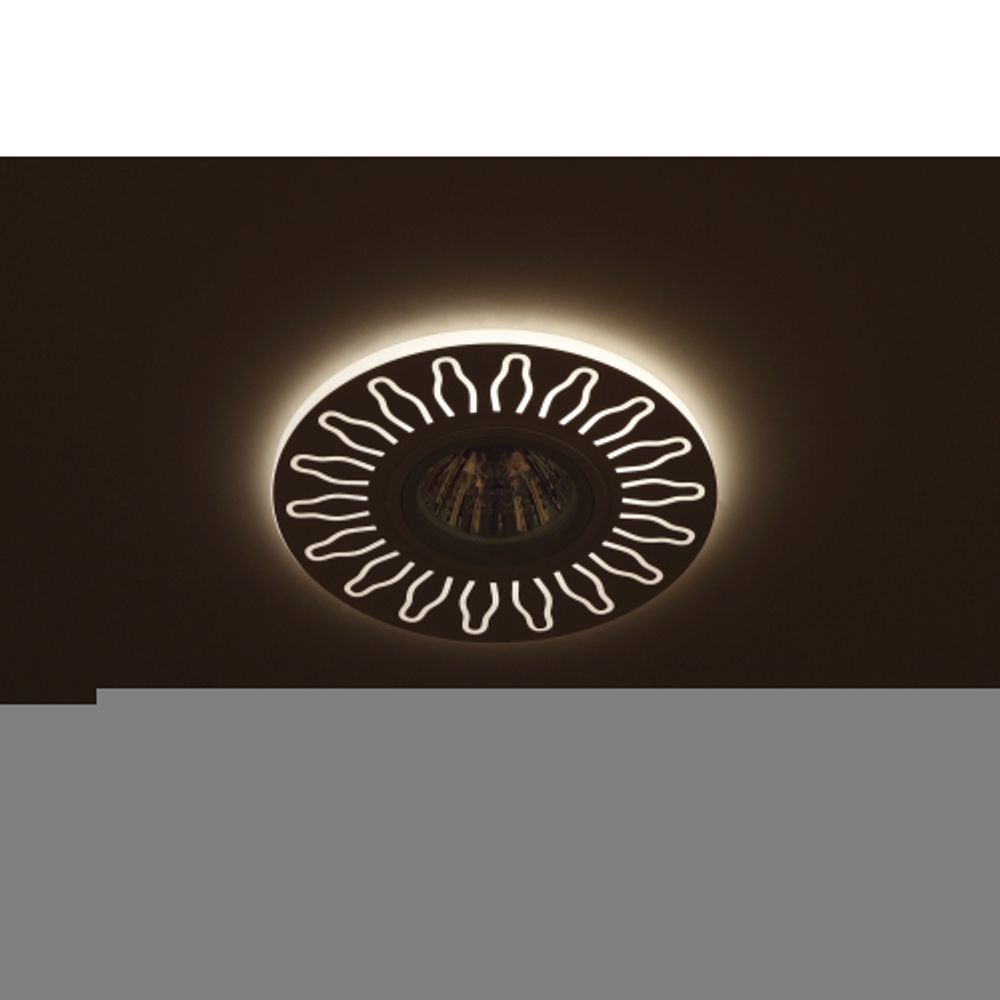 DK LD31 WH Светильник ЭРА декор cо светодиодной подсветкой MR16, 220V, max 11W, белый