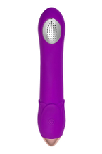 Фиолетовая вибронасадка для душа Wesea - 20,5 см. (Цвет: фиолетовый)