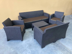 Комплект мебели под искусственный ротанг для отдыха Калифорния «California Company Set» арт.77787/77763/77770/77794П