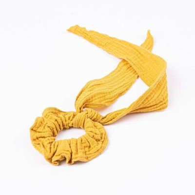 Muslin bow - Mustard