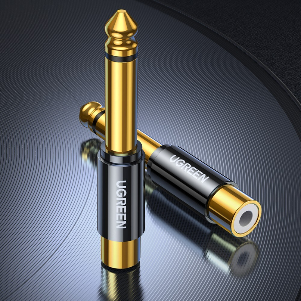 Переходник Audio RCA - Audio 6.35mm UGREEN 80731