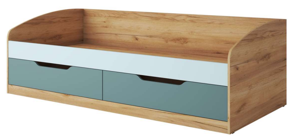 Комплект-4 RICH (КР-002+ШК-002) Дуб Крафт золотой / Кенди U9114 (УД) / Сумеречный голубой