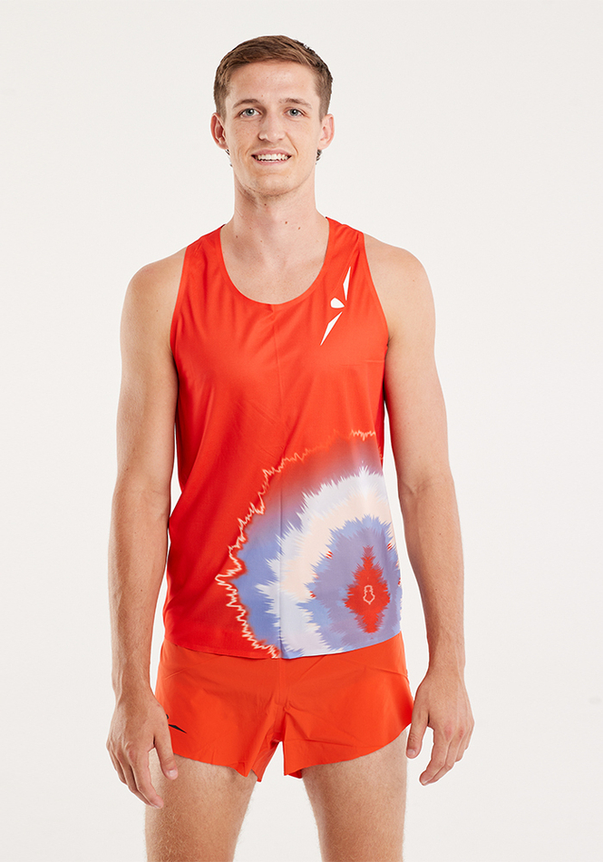 МАЙКА МУЖСКАЯ ROAD VEST TDP | TANGERINE