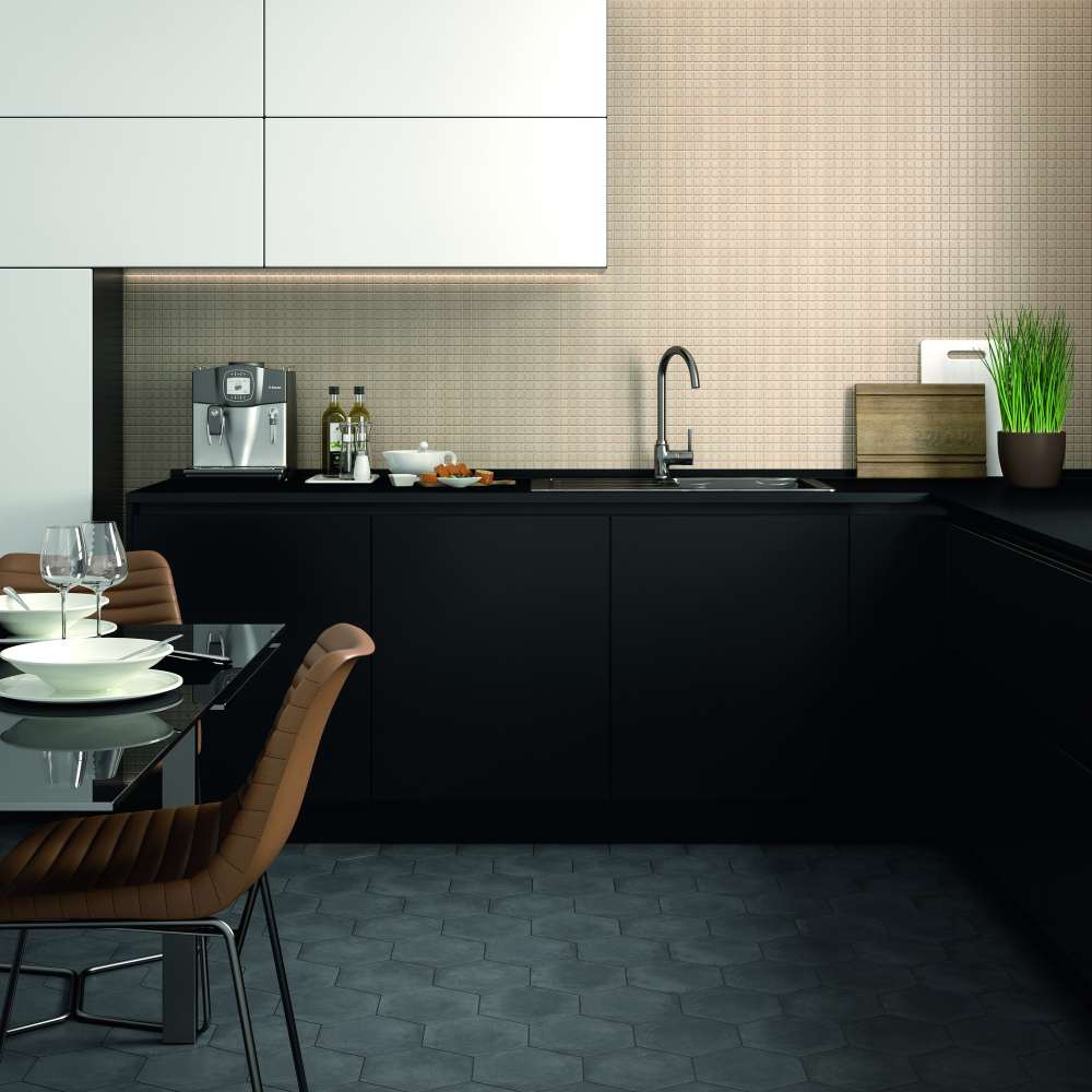 Глазурованный керамогранит Kerama Marazzi Кампо SG23028N 20x23.1 см 0.76 м² матовый цвет темно-серый