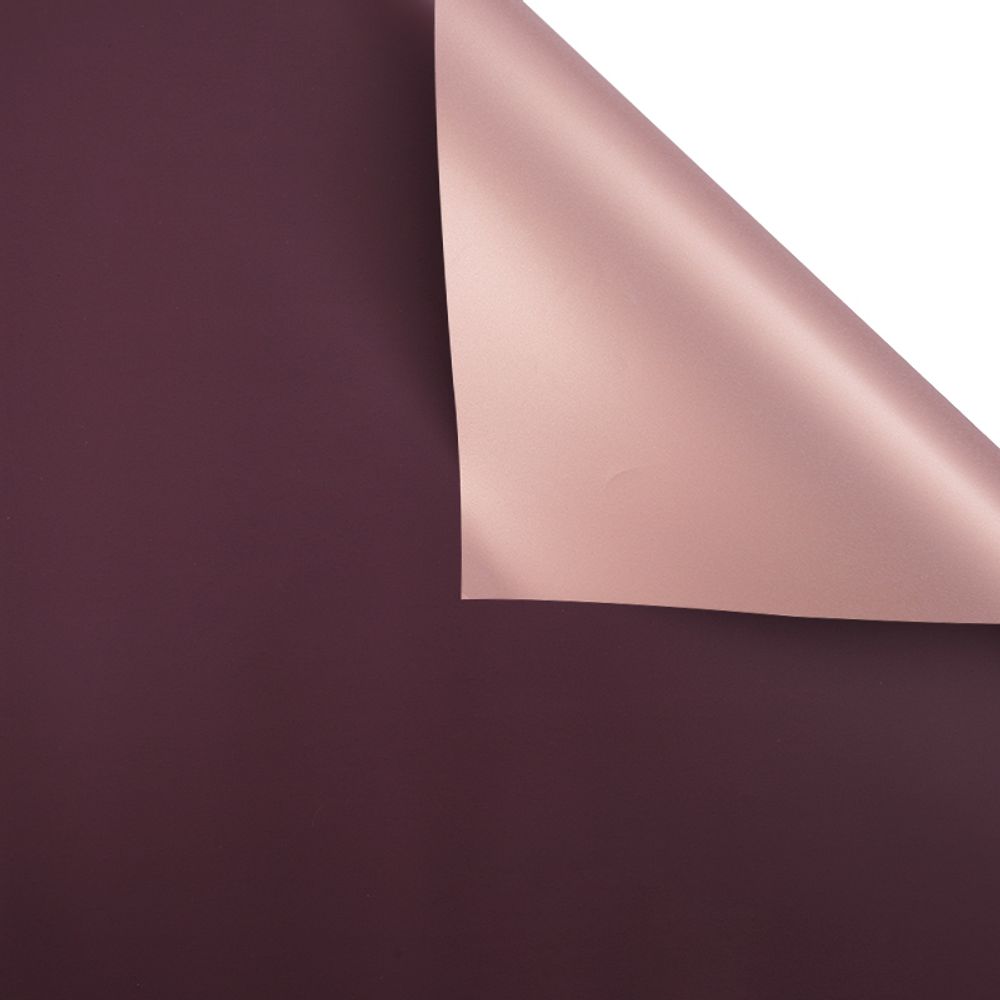 Пленка 58см*10м РОЗОВОЕ ЗОЛОТО/БОРДО