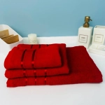 Полотенце махровое 30*50см «Comfort» цвет вишневый 04-088, плотность 300гр/м2 TJ