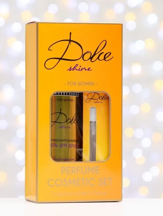 Подарочный набор женский Dolce Shine, гель для душа 250 мл, парфюмерная вода 30 мл