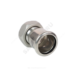 Муфта сталь нерж AISI 316L Дн 22х3/4" Ру16 пресс/нак/гайка Inoxpres RM 183022012