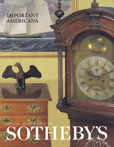 Каталог аукциона Sotheby’s, Нью-Йорк, Американское искусство от 18 января 2001 года