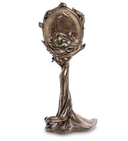 Veronese WS-969 Зеркало «Девушка с цветами лотоса»